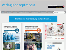 Tablet Screenshot of konzeptmedia.ch